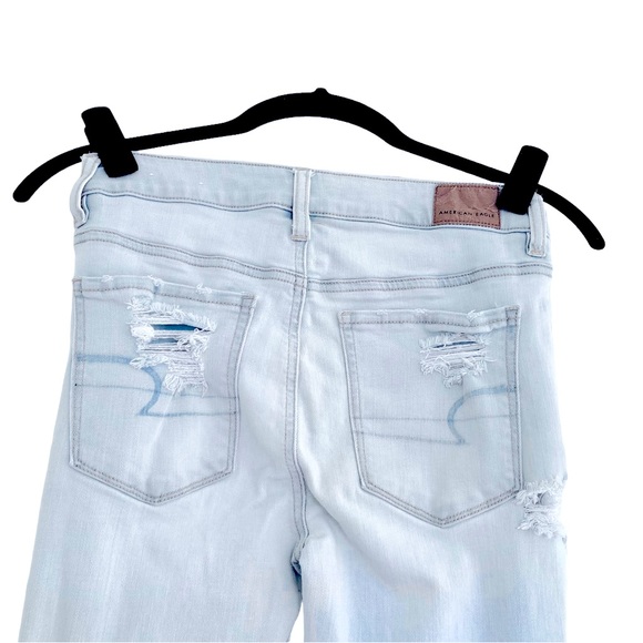 πHost PickπAmerican Eagle Outfitters Ultra Distressed High Rise Jegging Size 2 - Picture 9 of 14